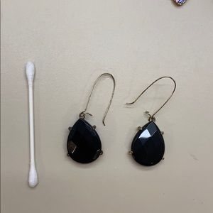 Kendra Scott Black hanging earrings